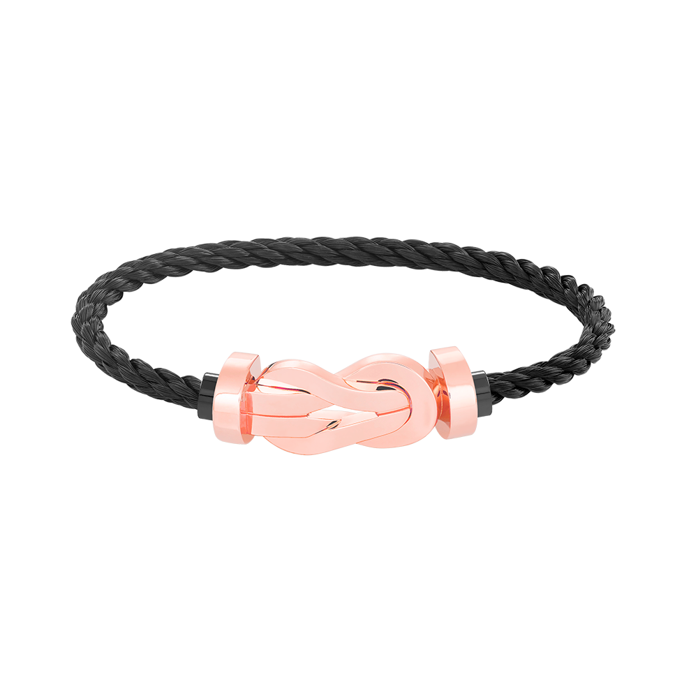 ¡®Star¡¯CHANCE LARGE 8 FIGURE BUCKLE NO DIAMOND BRACELET ROSE GOLD