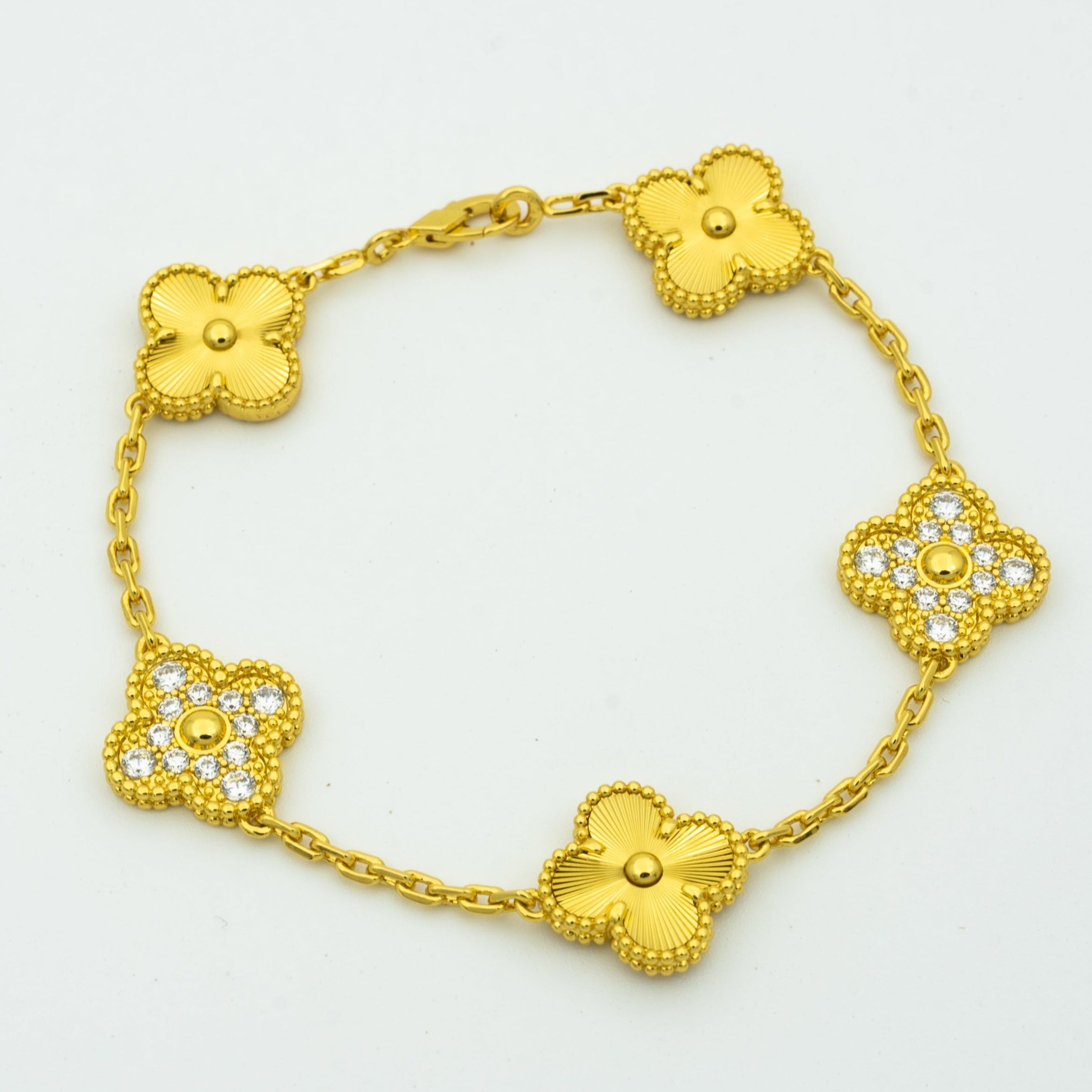[Star]New  CLOVER 5 MOTIF LASER BRACELET COLLECTION