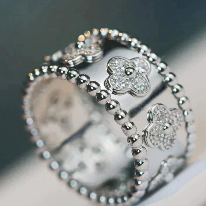 ¡®Star¡¯CLOVER KALEIDOSCOPE RING 10MM