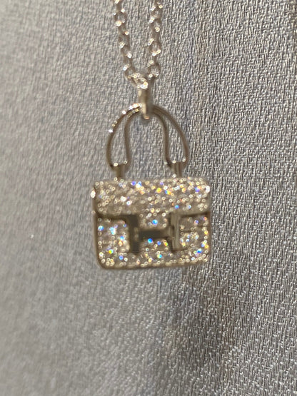 ¡®Moco¡¯CONSTANCE PEDANT DIAMOND NECKLACE