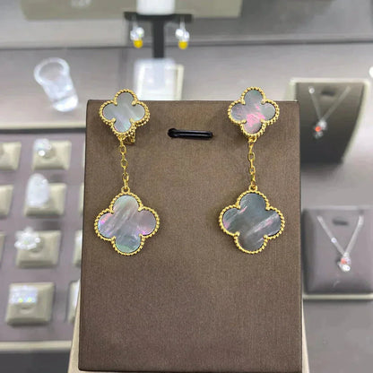 ¡®Moco¡¯CLOVER 2 MOTIFS  EARRINGS (MULTIPLE CHOICESC
