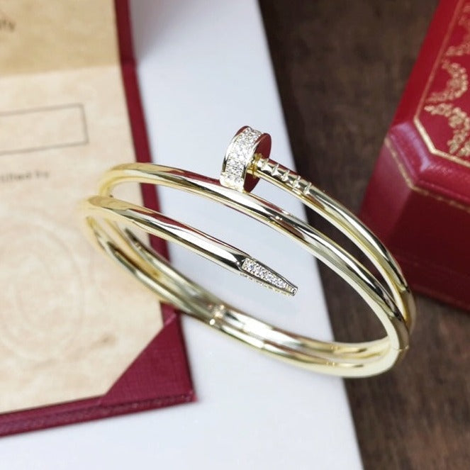 ¡®Star¡¯JUSTE BRACELET 3.5MM DOUBLE ROW DIAMOND