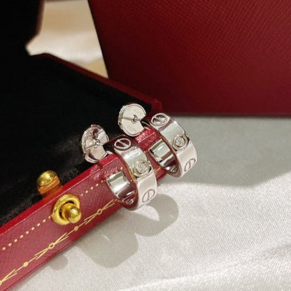 ¡®Moco¡¯LOVE EARRINGS 5.7MM 2 DIAMONDS