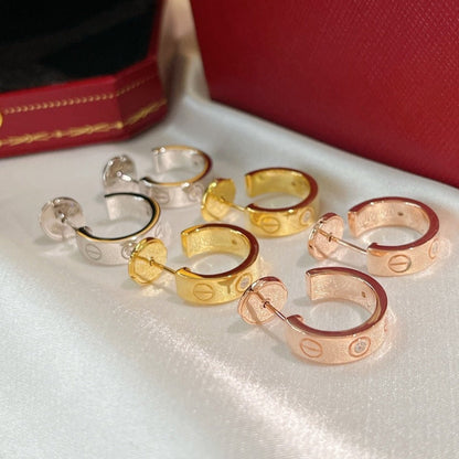 ¡®Moco¡¯LOVE EARRINGS 5.7MM 2 DIAMONDS