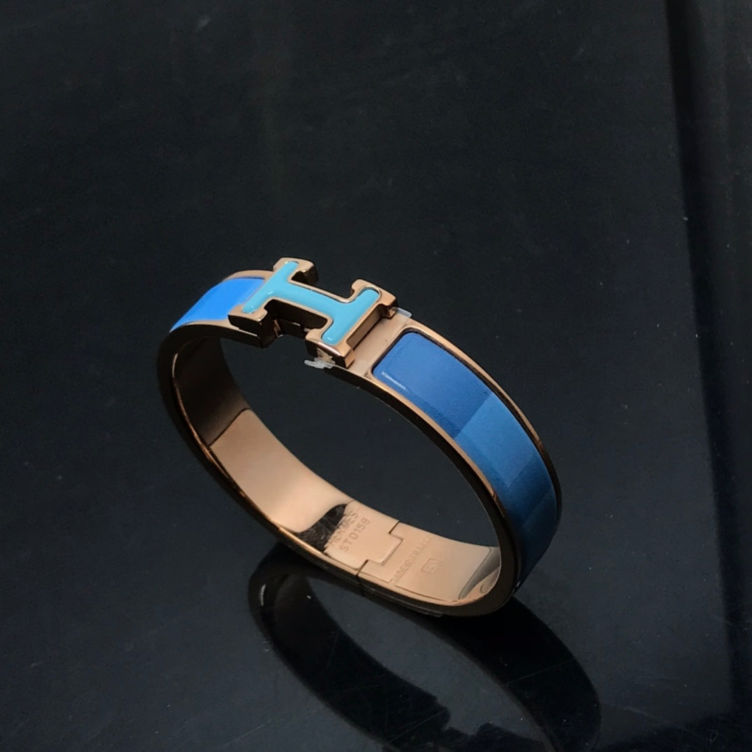 ¡®Moco¡¯H BRACELET BLUE RAINBOW CERAMIC