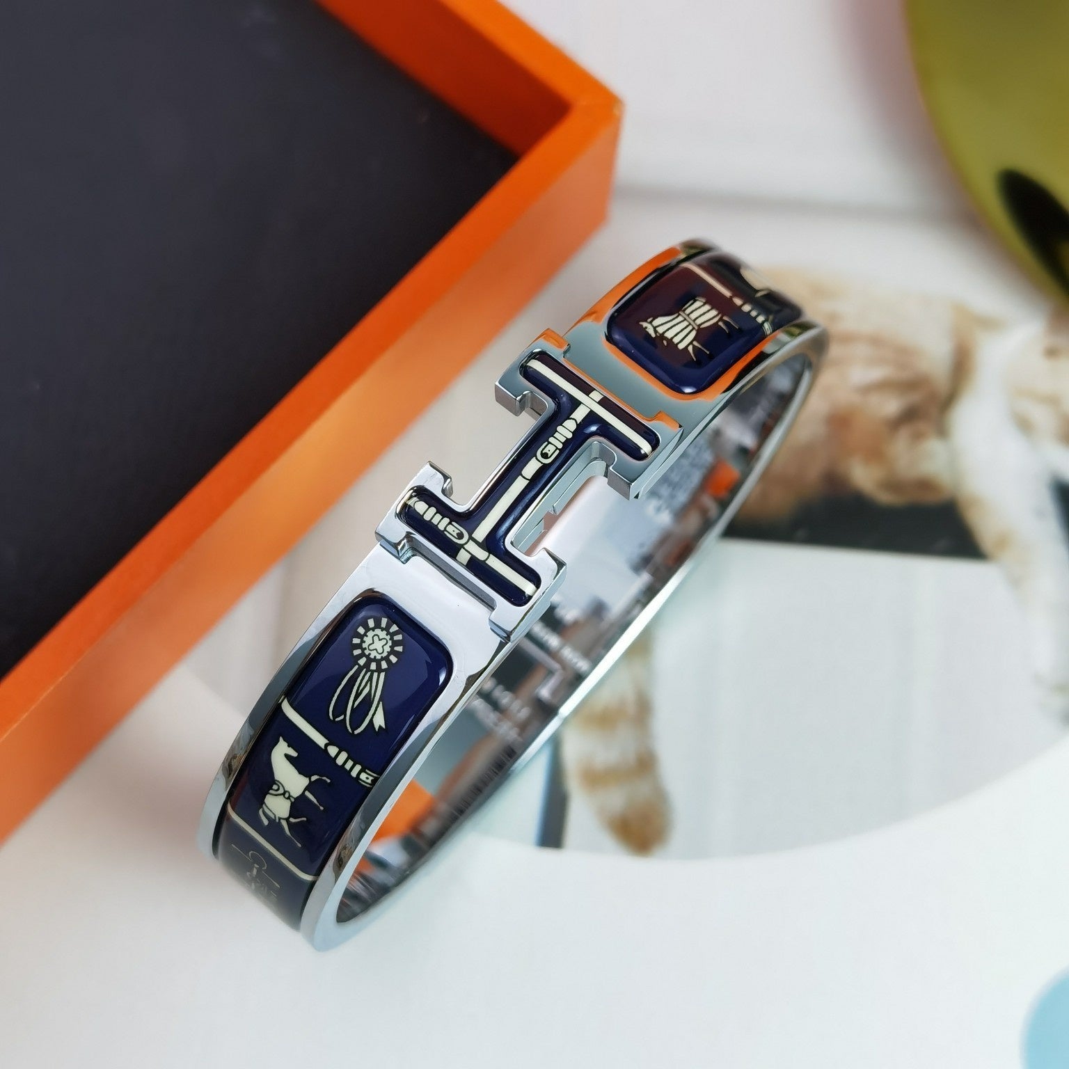 ¡®Star¡¯H COUVERTURES DARK BLUE BRACELET