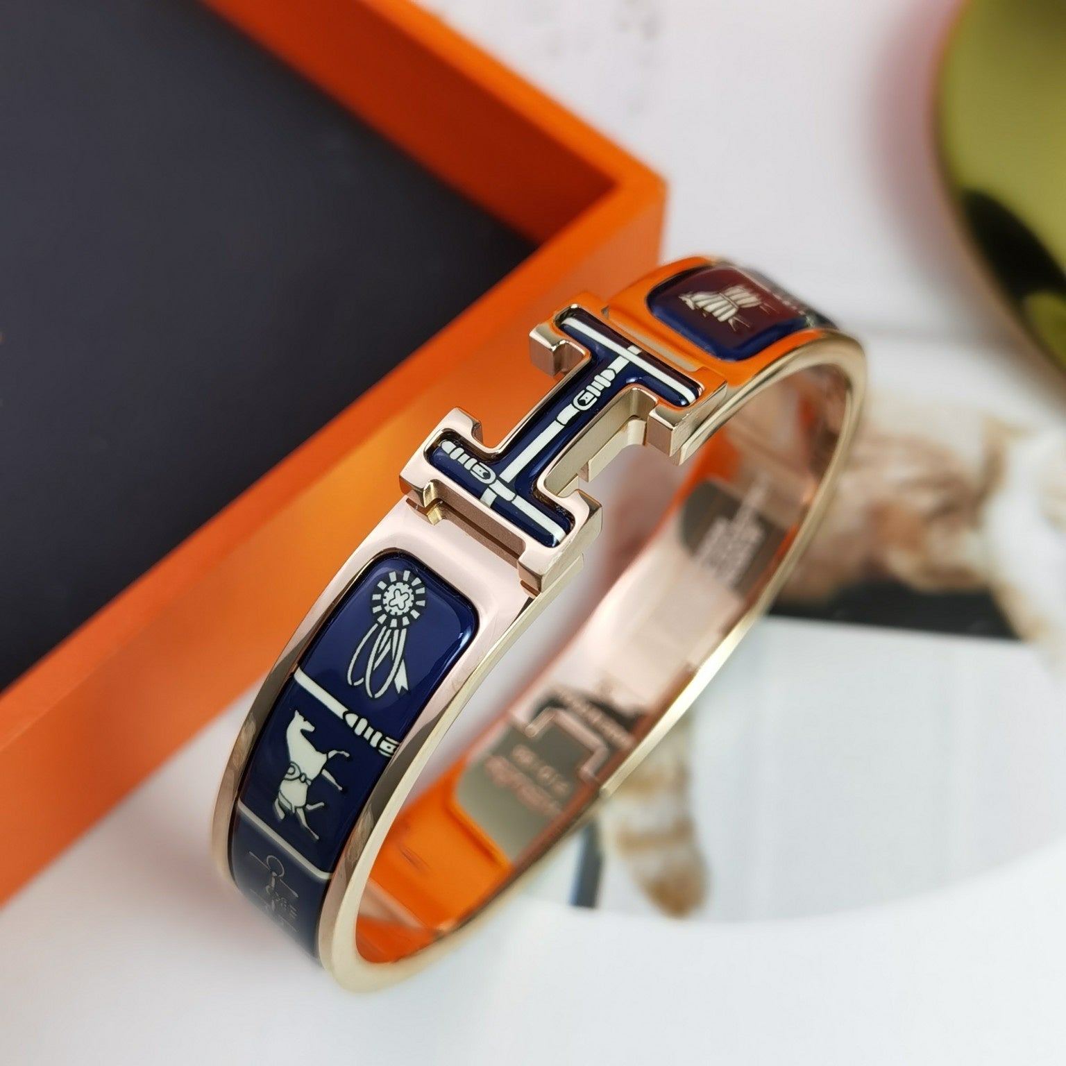 ¡®Star¡¯H COUVERTURES DARK BLUE BRACELET