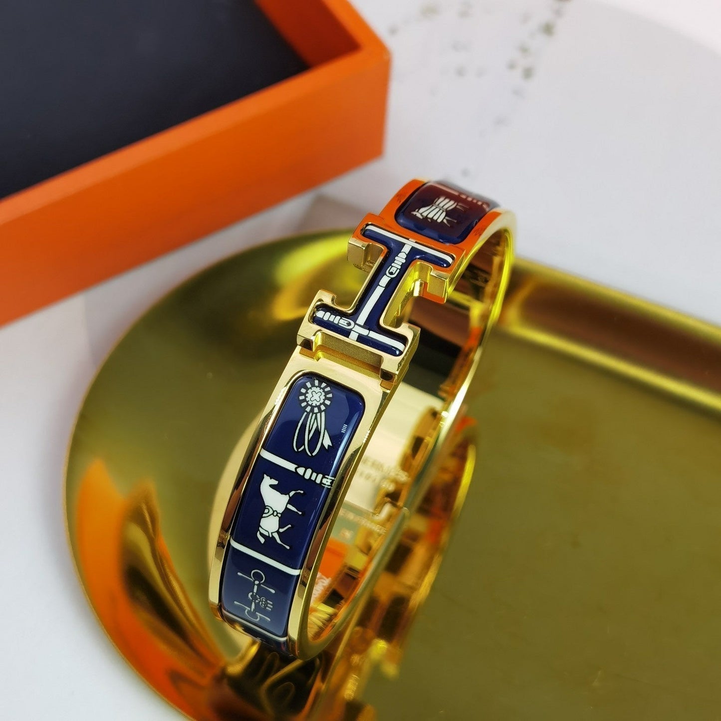 ¡®Moco¡¯H COUVERTURES DARK BLUE BRACELET