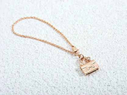 ¡®Moco¡¯AMULETTE PEDANT ROSE GOLD NECKLACE