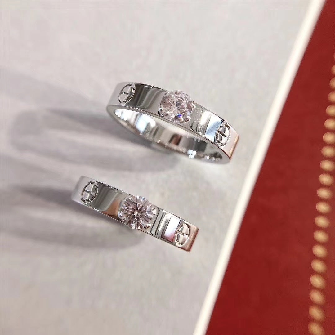 ¡®Moco¡¯LOVE RING 3.6MM 1 BIG DIAMOND