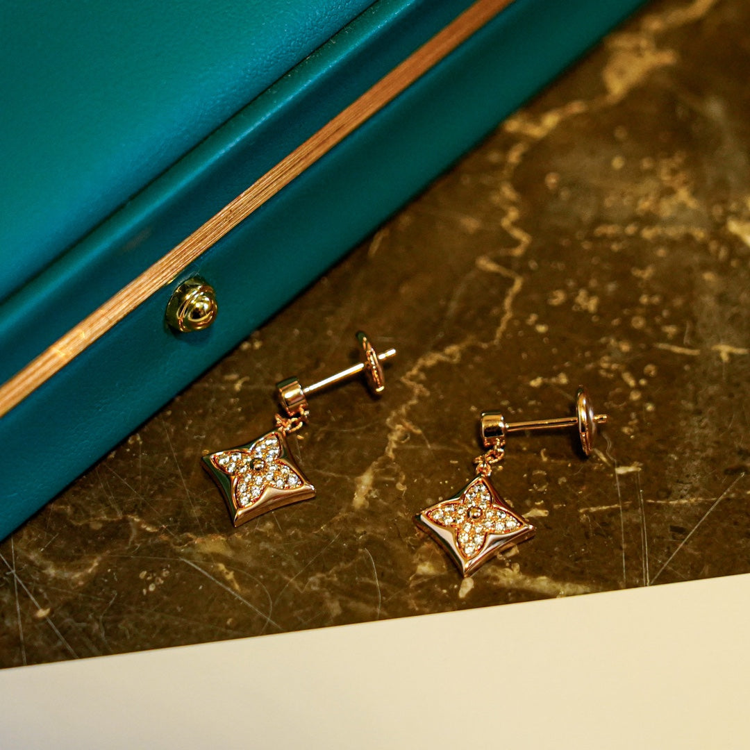 ¡®Star¡¯STAR DIAMONDS EARRINGS GOLD