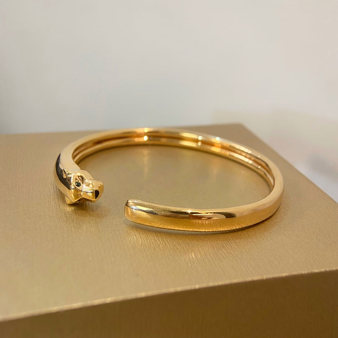¡®Moco¡¯PANTHERE GOLD OPEN BRACELET