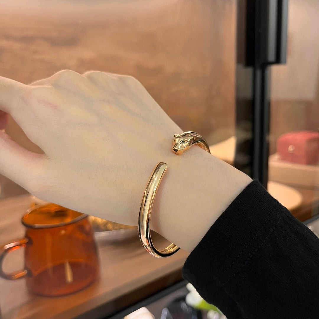 ¡®Moco¡¯PANTHERE GOLD OPEN BRACELET