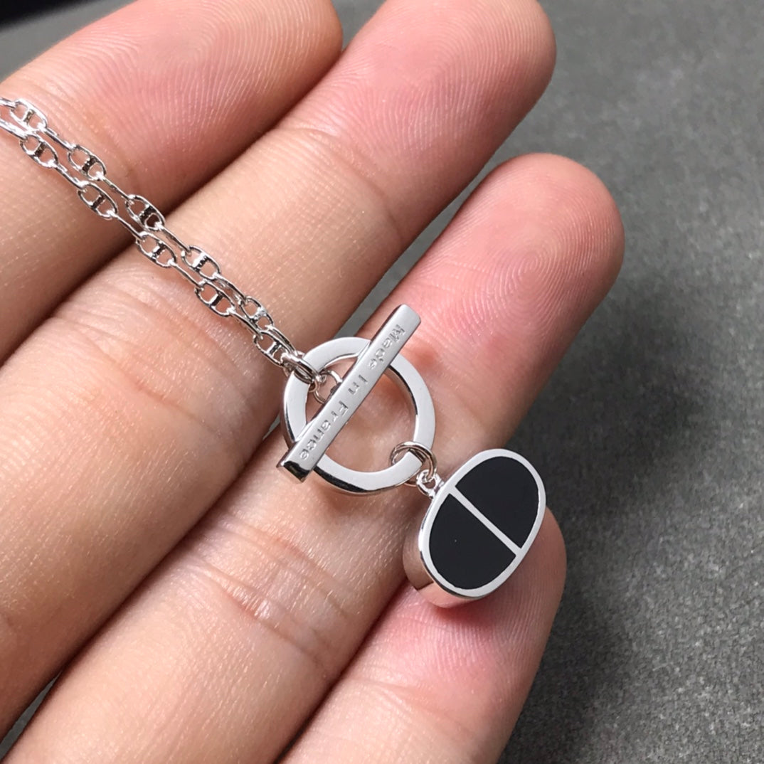 ¡®Star¡¯CHAINE VERSO BLACK CERAMIC  NECKLACE