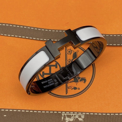 ¡®Moco¡¯H BRACELET 12MM BLACK WHITE CERAMIC