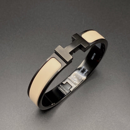 ¡®Moco¡¯H BRACELET 12MM BLACK BEIGE CERAMIC