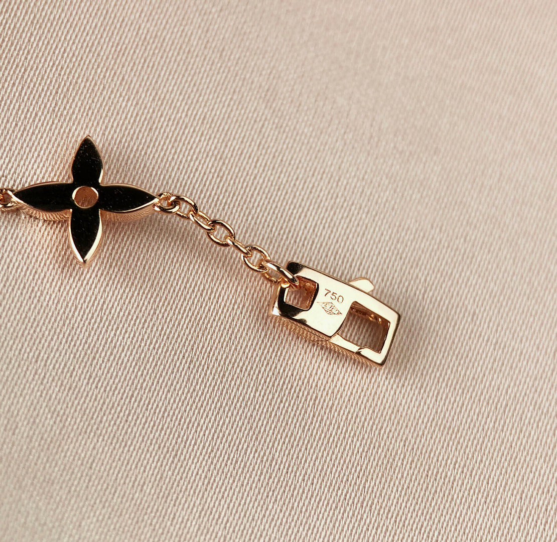 ¡®Moco¡¯STAR AND SUN 7 MOTIFS GOLD BRACELET