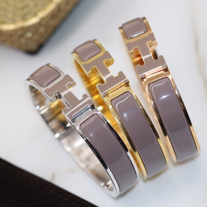 ¡®Star¡¯H BRACELET 12MM BROWN