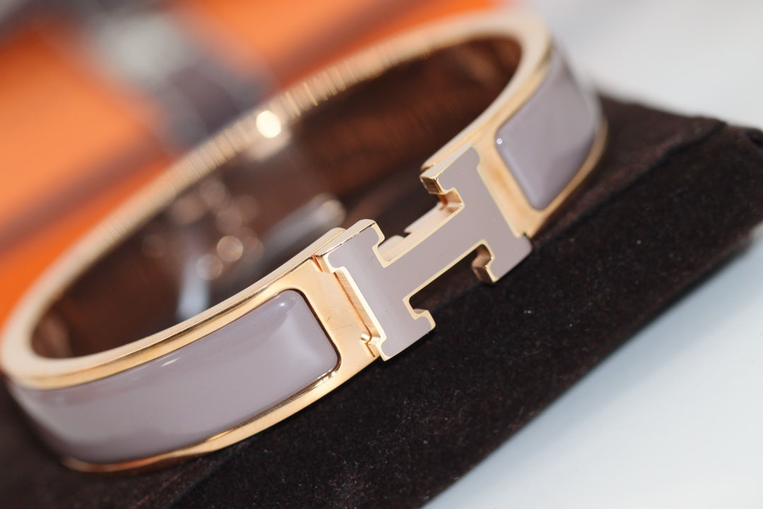 ¡®Star¡¯H BRACELET 12MM BROWN