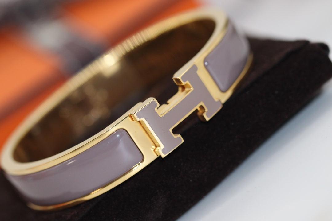 ¡®Star¡¯H BRACELET 12MM BROWN