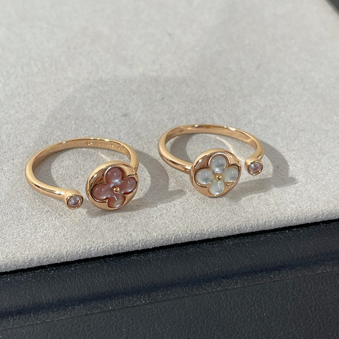 ¡®Star¡¯SUN 1 DIAMOND PINK MOP RING