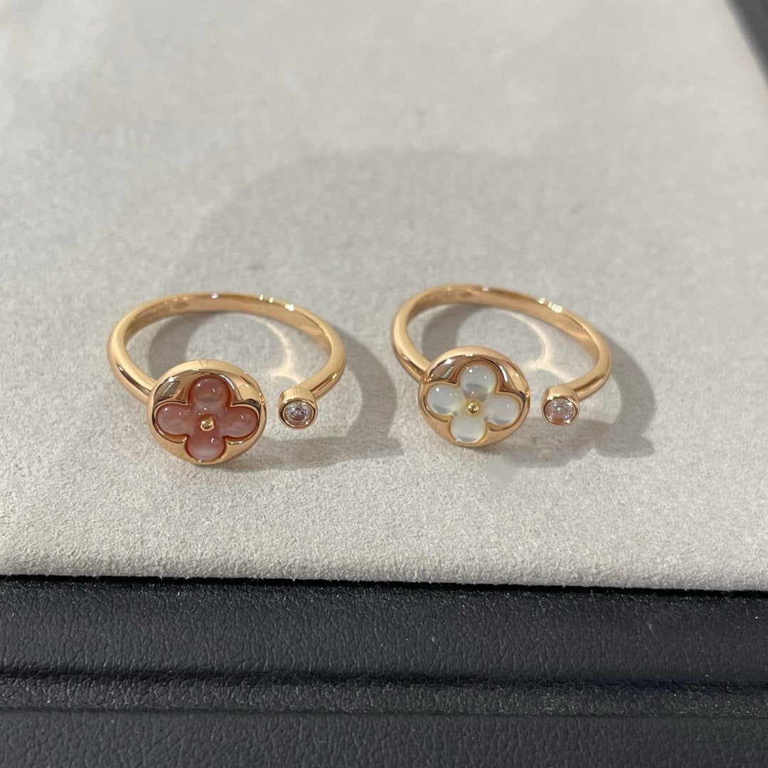 ¡®Star¡¯SUN 1 DIAMOND PINK MOP RING
