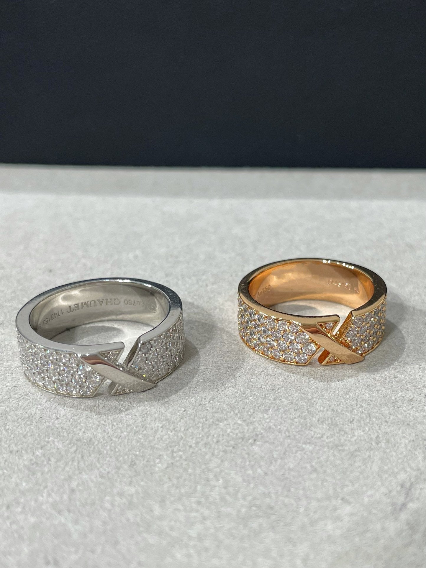 ¡®Moco¡¯LIENS EVIDENCE  DIAMOND PAVED RING