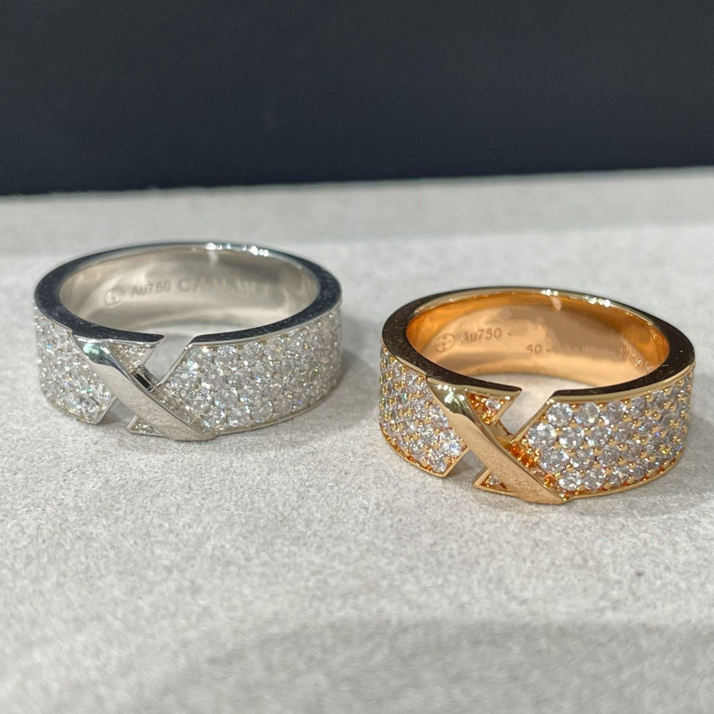 ¡®Star¡¯LIENS EVIDENCE  DIAMOND PAVED RING