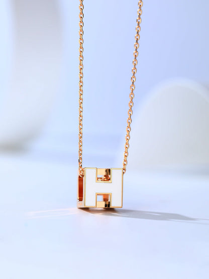 ¡®Moco¡¯H CAGE PINK GOLD NECKLACE