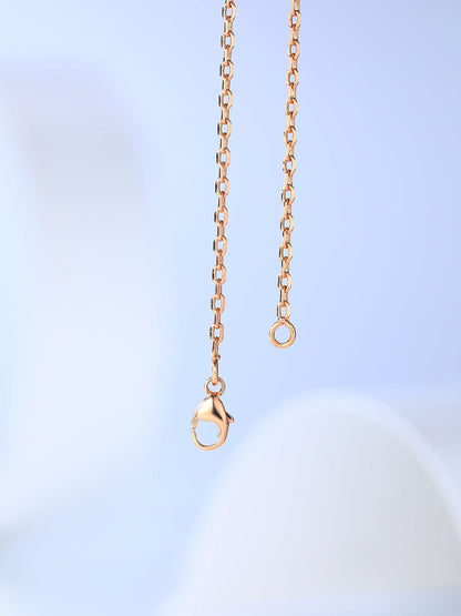 ¡®Moco¡¯H CAGE PINK GOLD NECKLACE