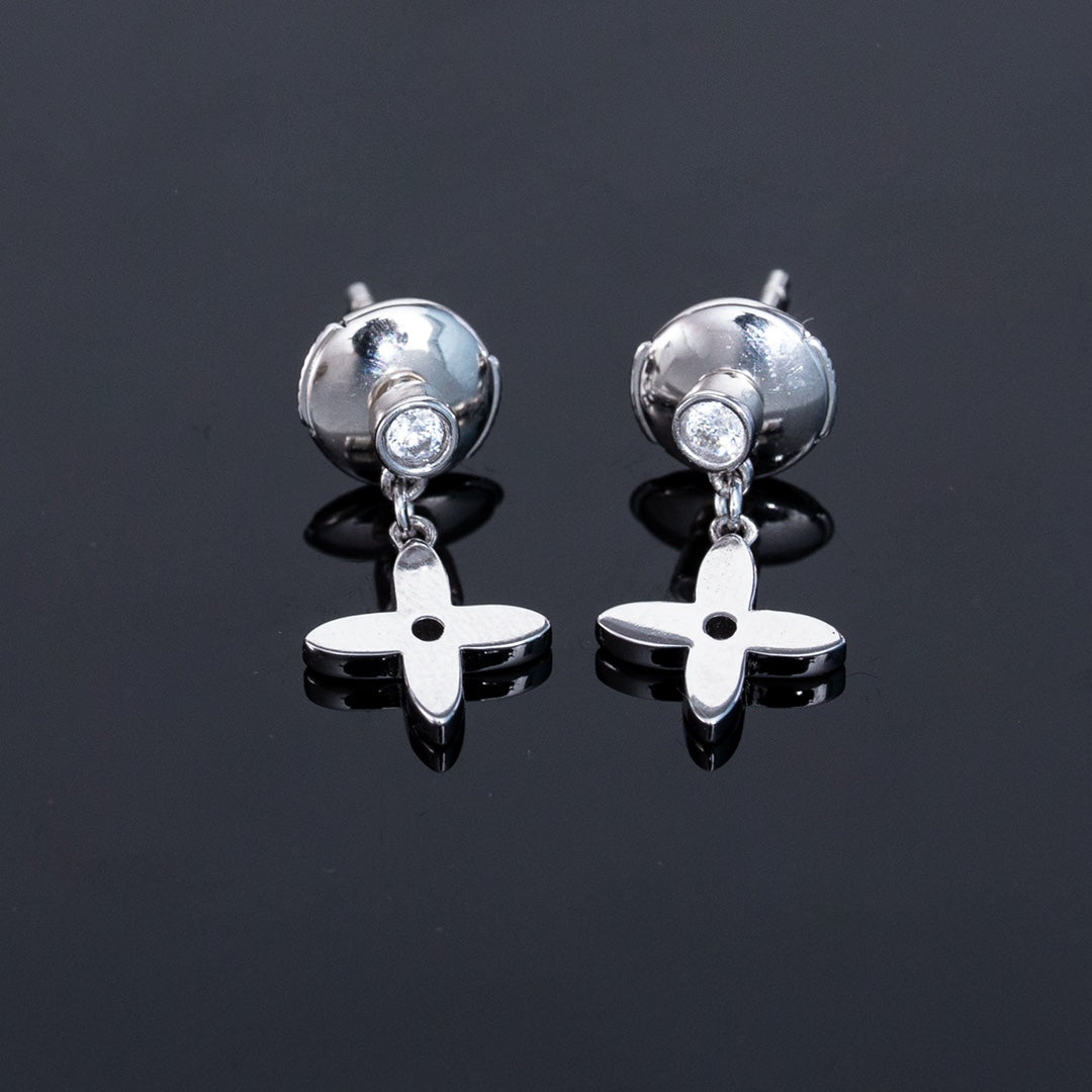 ¡®Star¡¯VIDYLLE SILVER DIAMOND MINI DROP EARRINGS