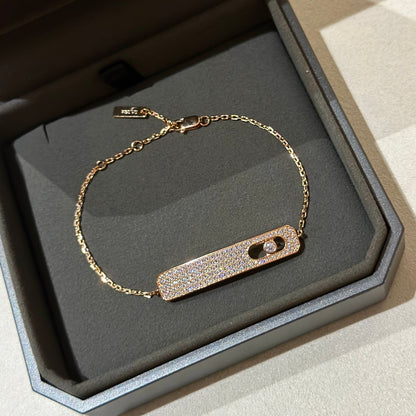 [moco jewelrys ]MOVE CLASSIQUE DIAMOND PAVED BRACELET