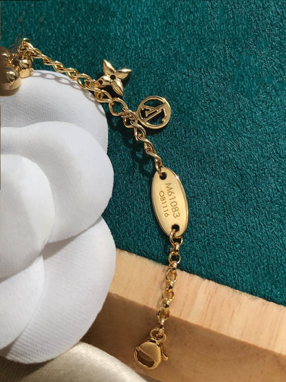 ¡®Moco¡¯BLOOMING PINK GOLD MOP BRACELET