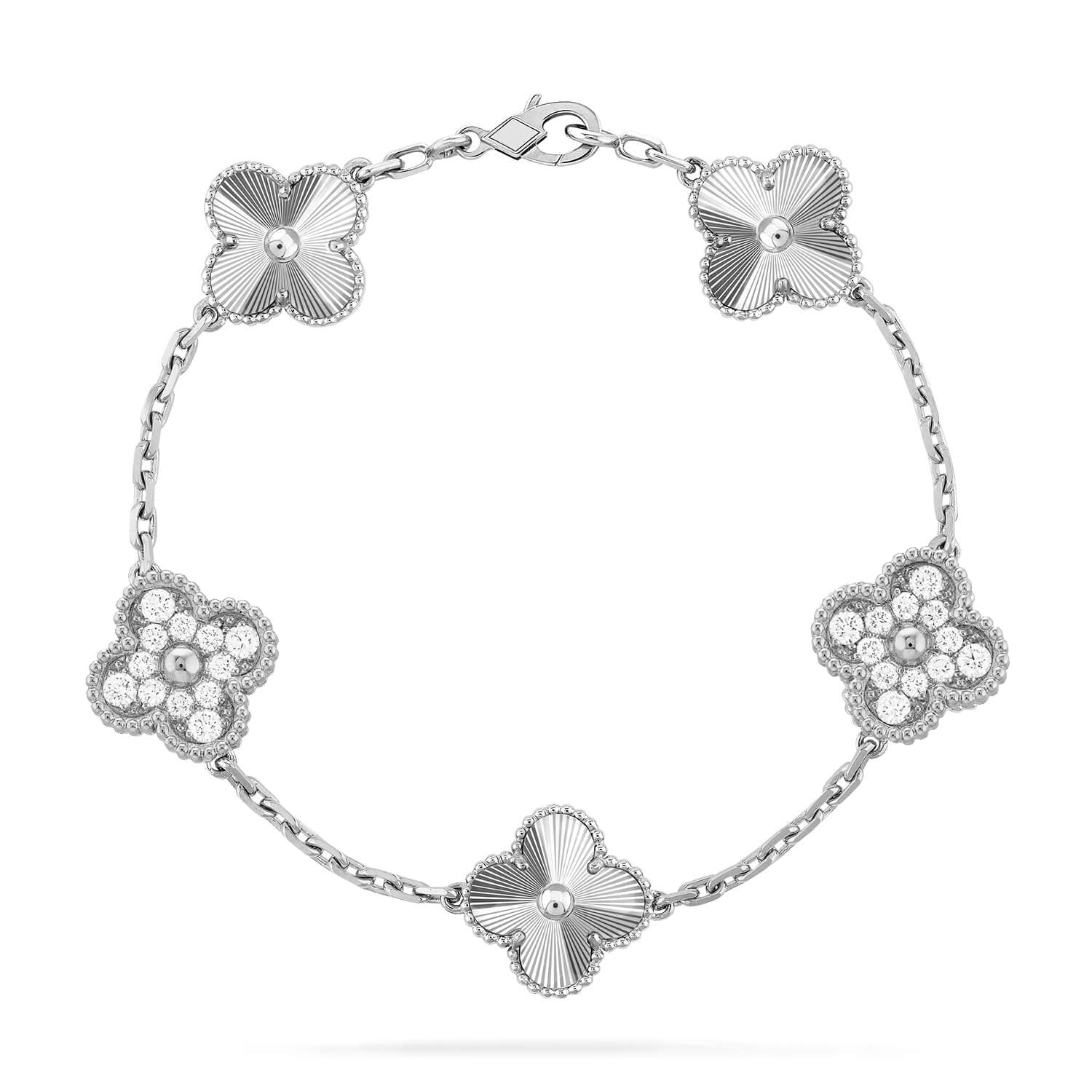 [Star]New  CLOVER 5 MOTIF LASER BRACELET COLLECTION