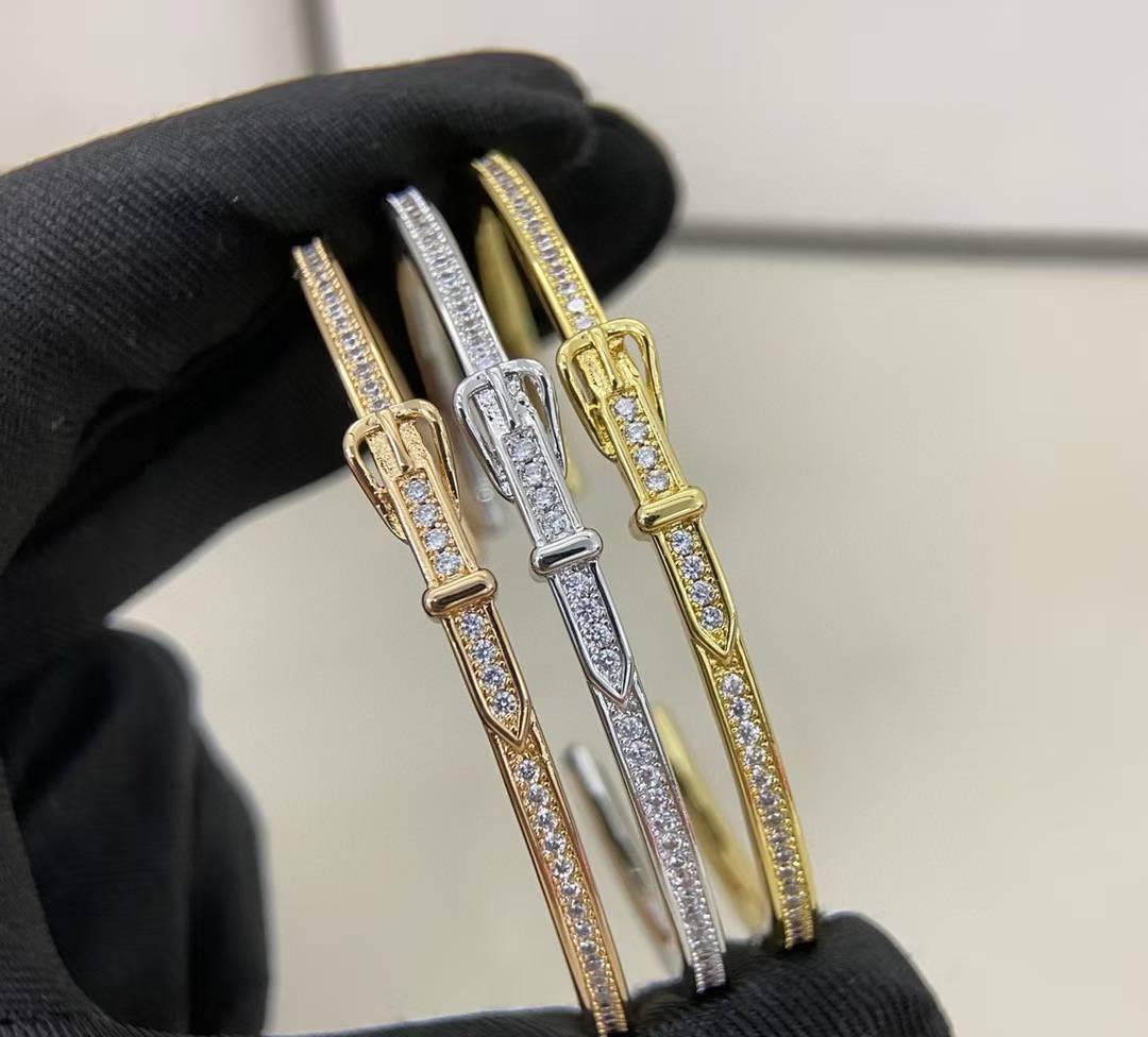 [Star] DIAMOND-ENCRUSTED BRACELET THREE COLORS