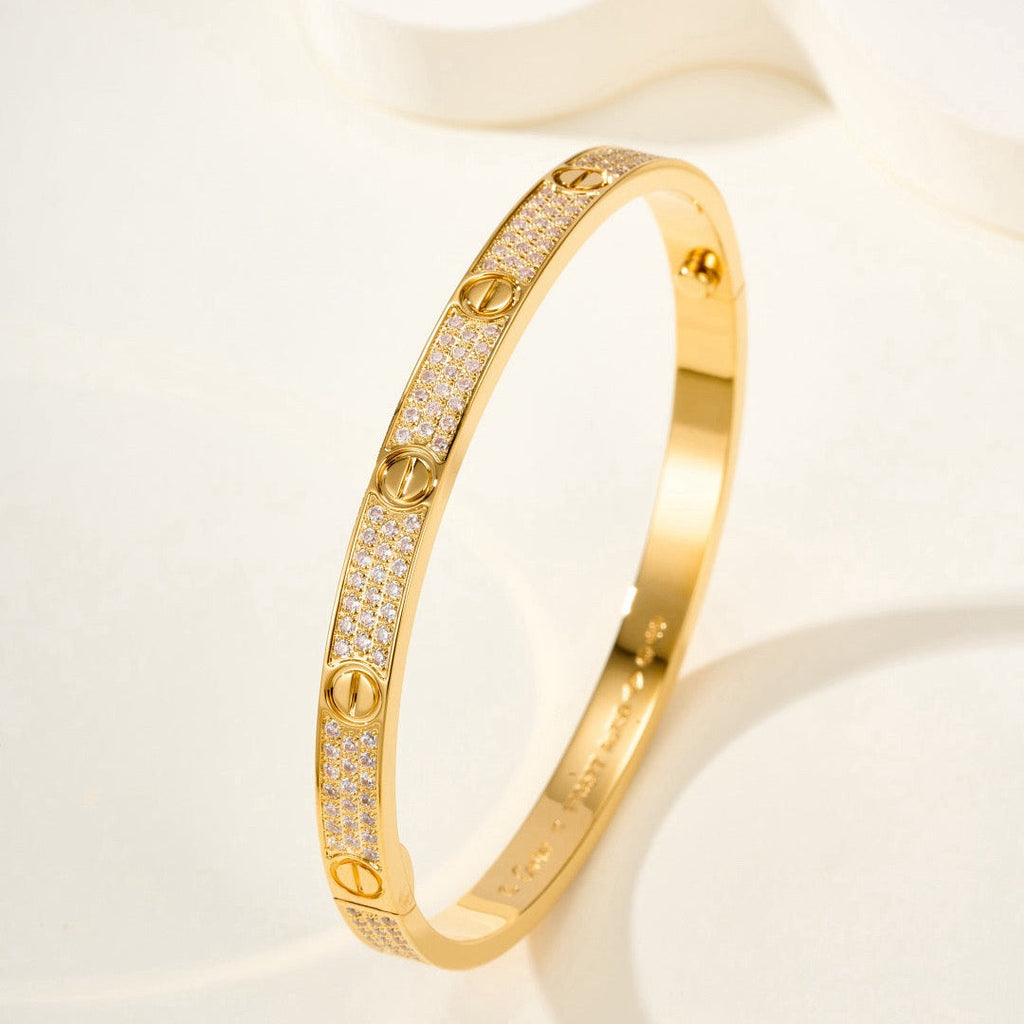 ¡®Star¡¯LOVE BRACELET 4.8MM DIAMOND-PAVED