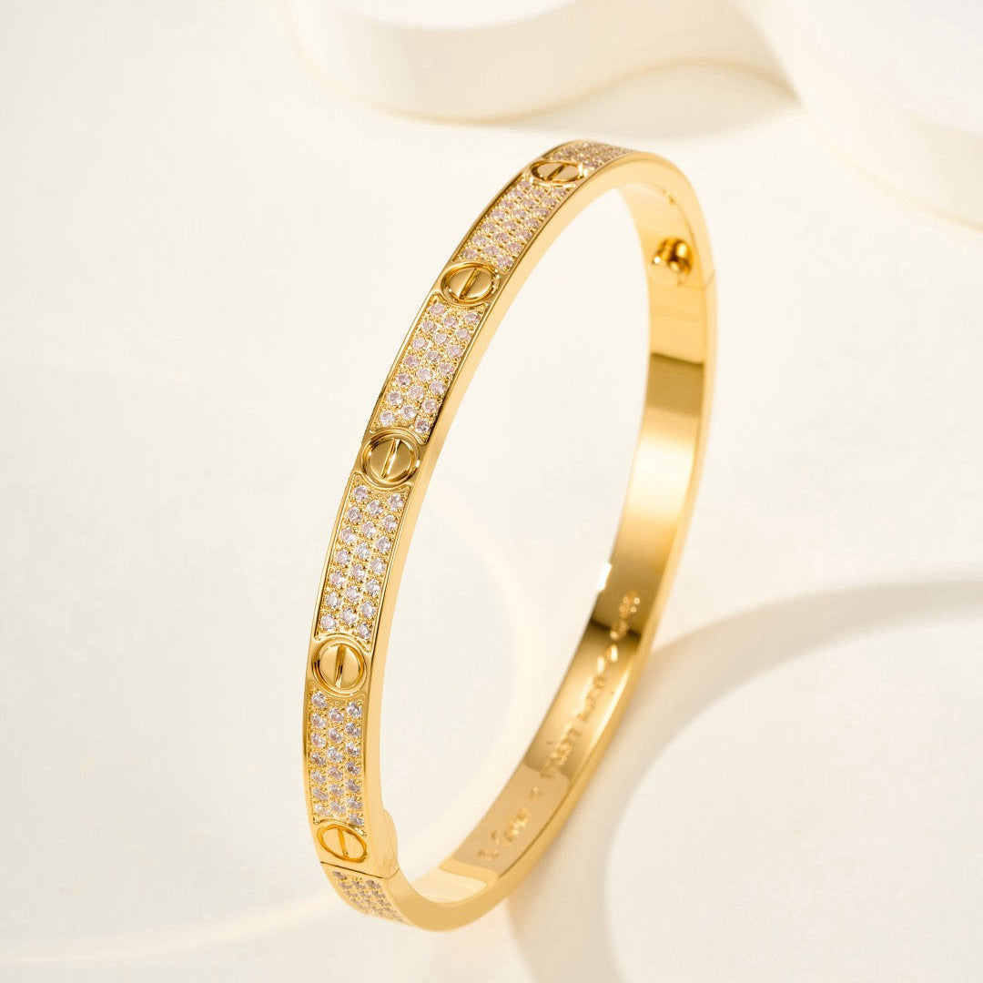 ¡®Star¡¯LOVE BRACELET 4.8MM DIAMOND-PAVED