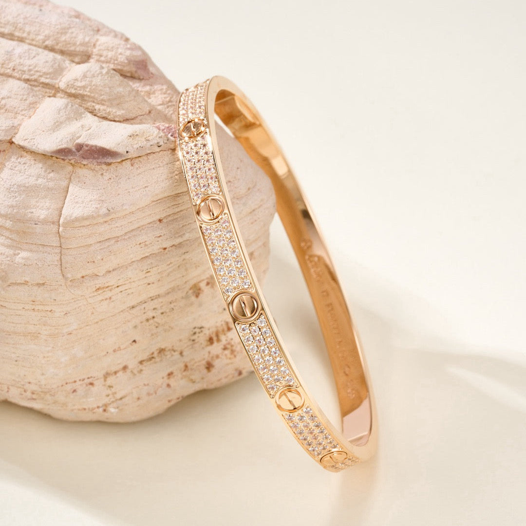 ¡®Star¡¯LOVE BRACELET 4.8MM DIAMOND-PAVED