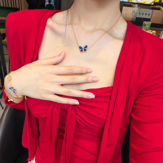 [Star] 2026 BUTTERFLY BLUE   NECKLACE