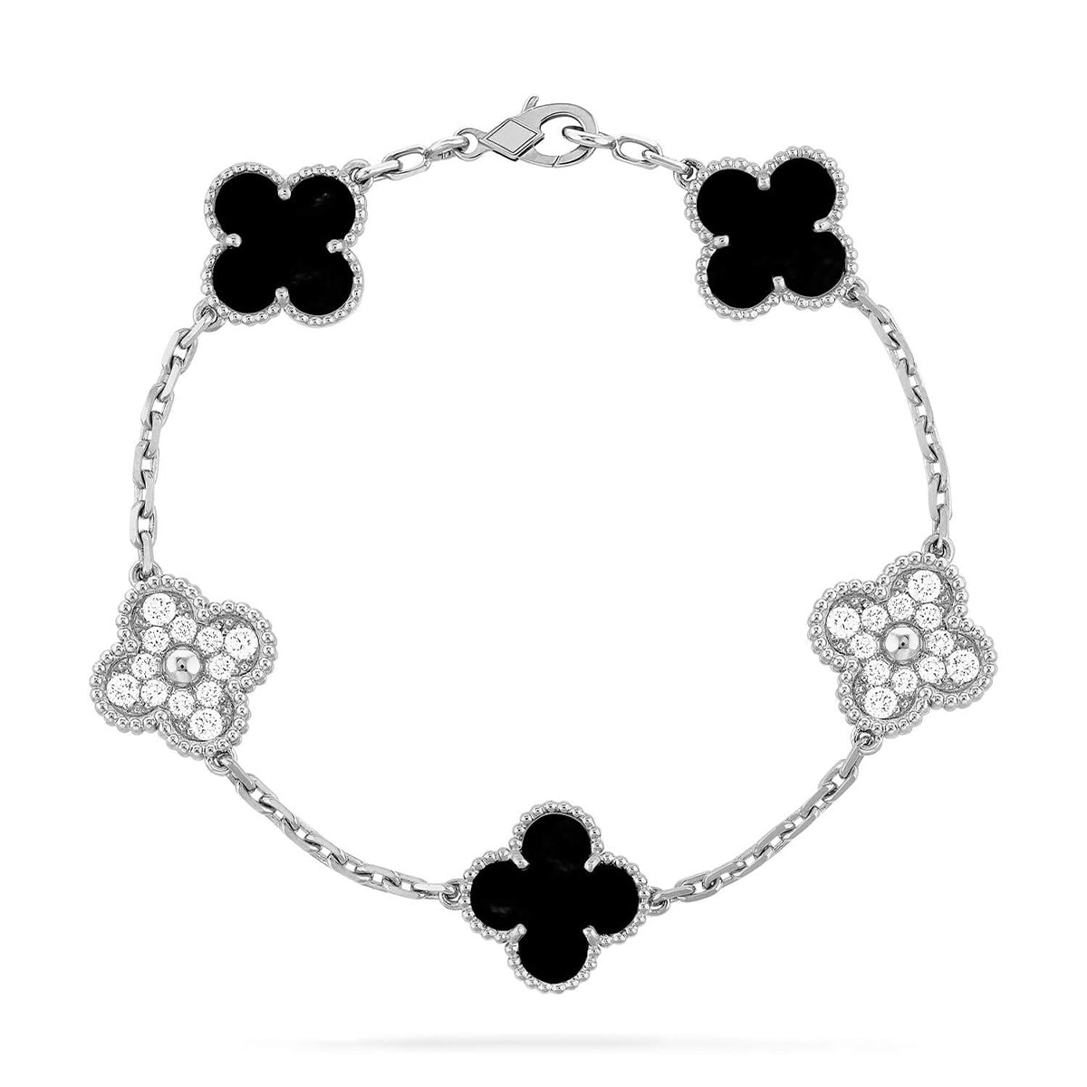 [Star]New CLOVER 5 MOTIF ONYXS BRACELET COLLECTION