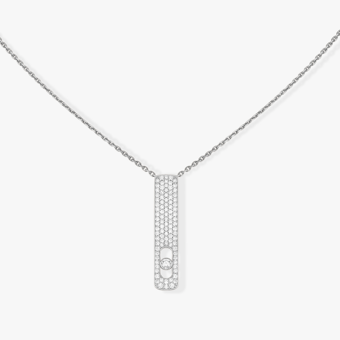[moco jewelrys ]MY FIRST DIAMOND PAVED NECKLACE