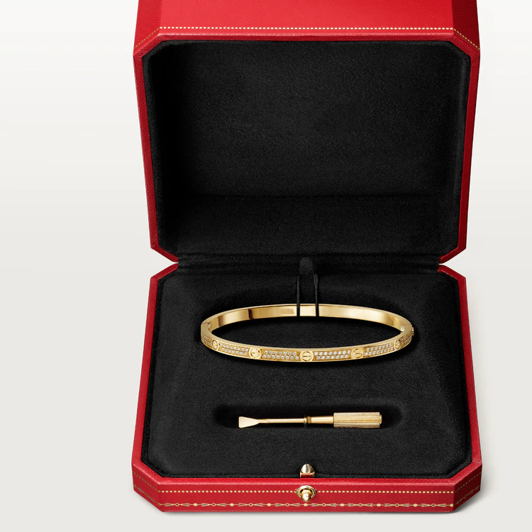 ¡®Moco¡¯LOVE BRACELET 3.65MM DIAMOND-PAVED