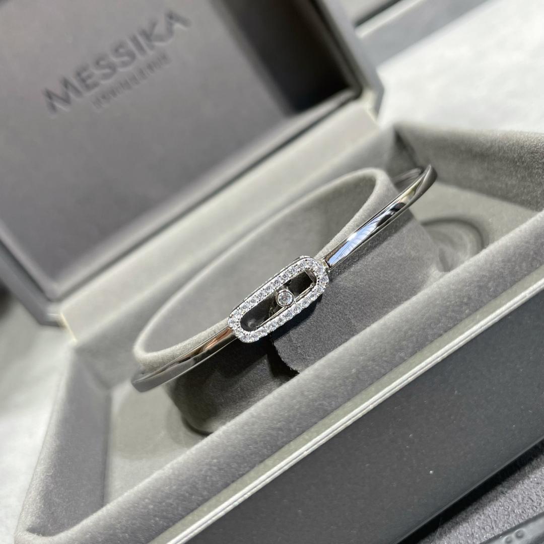 [moco jewelrys ]Move Uno pavé flex bangle medium