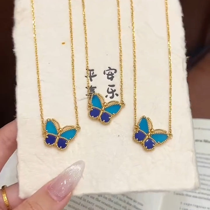 [Star] 2026 BUTTERFLY BLUE   NECKLACE