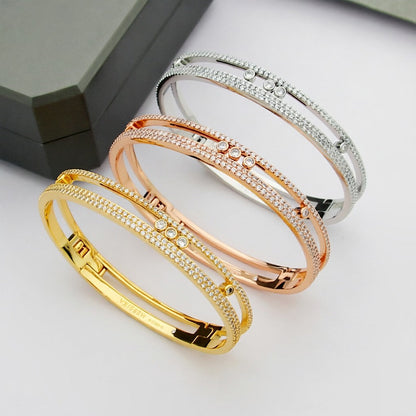 [moco jewelrys ]Move Romane pavé bangle