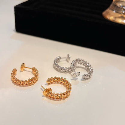 ¡®Moco¡¯CLASH SMALL HOOP EARRINGS