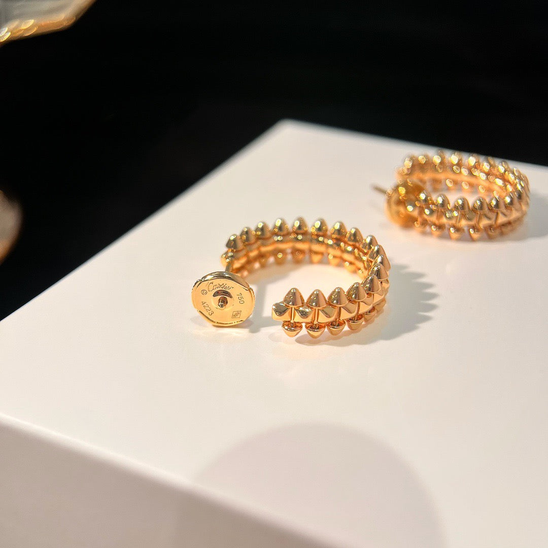 ¡®Moco¡¯CLASH SMALL HOOP EARRINGS