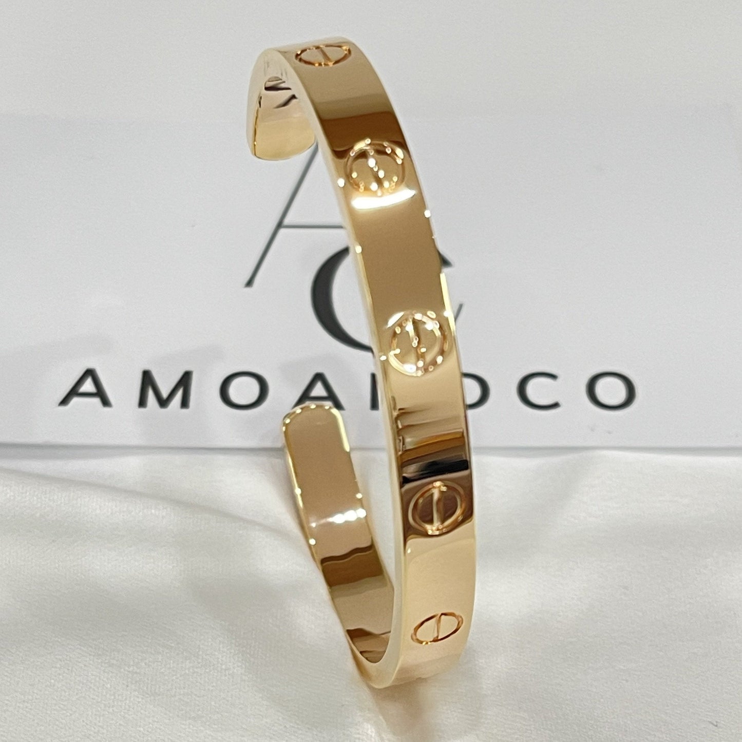 ¡®Moco¡¯LOVE BRACELET 6.1MM OPEN CUFF