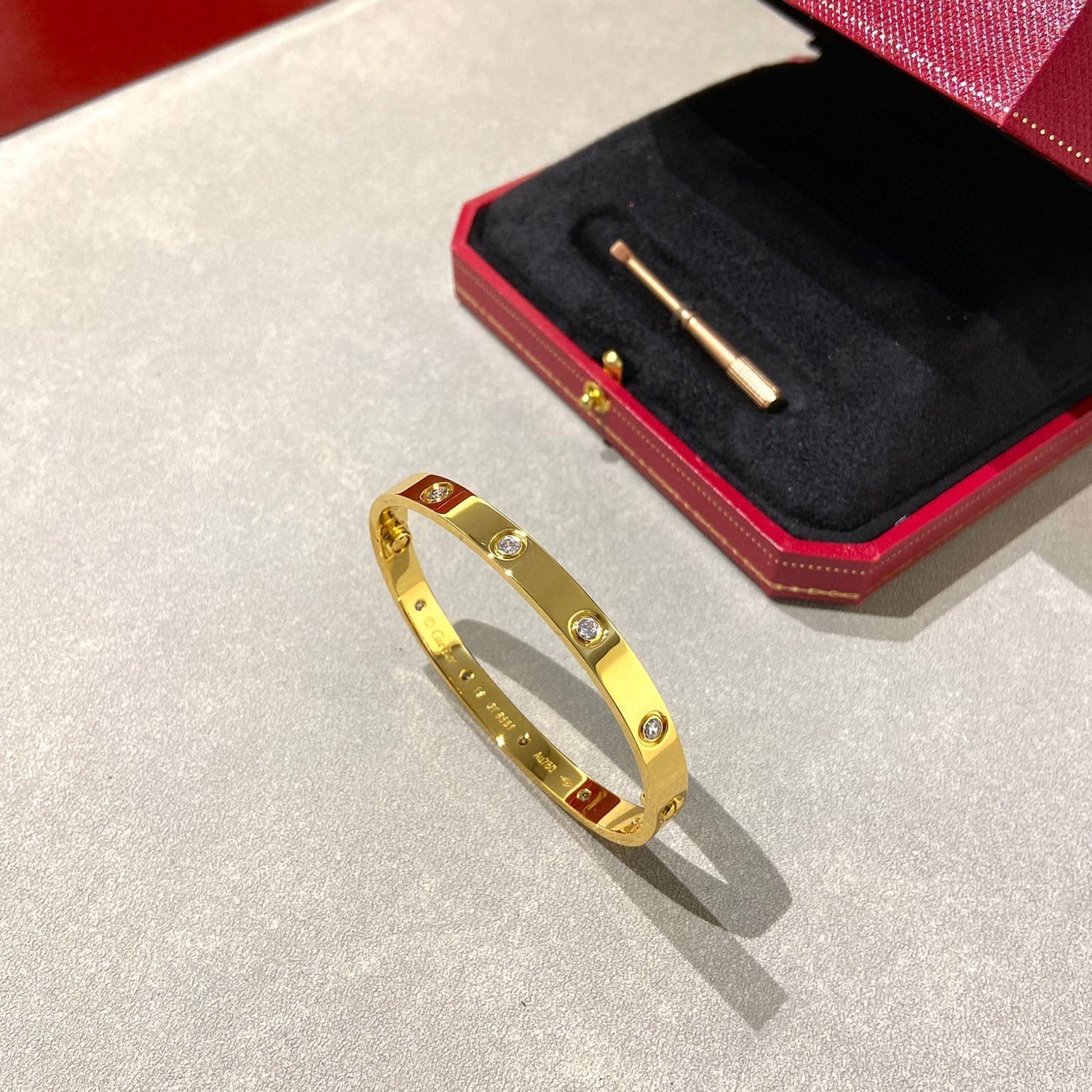 ¡®Star¡¯LOVE BRACELET 6.1MM 10 DIAMONDS
