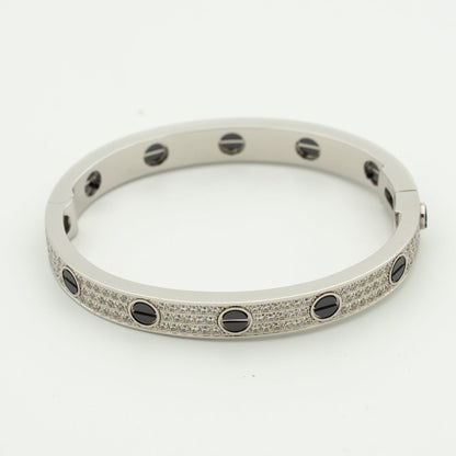 ¡®Moco¡¯LOVE BRACELET 6.1MM DIAMOND-PAVED CERAMIC